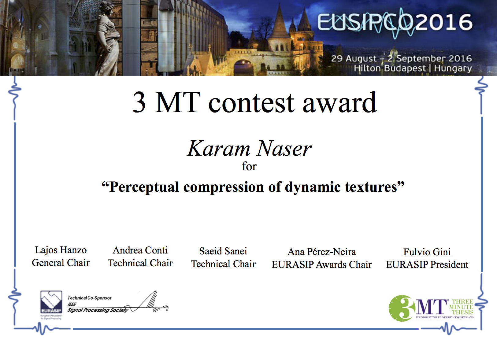 Eurasip phd thesis